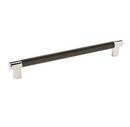 10-1/16 in. Center-to-Center Pull in Polished Nickel/Black Bronze