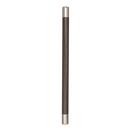 Amerock Polished Nickel/Gunmetal Esquire 10-1/16 in (256 mm) Center-to-Center Polished Nickel/Gunmetal Cabinet Pull 