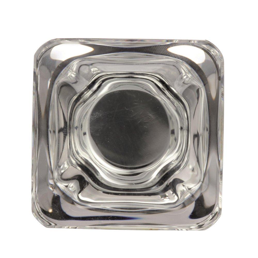 Amerock Clear/Black Bronze Glacio 1-3/8 in (35 mm) Length Clear/Black Bronze Cabinet Knob 