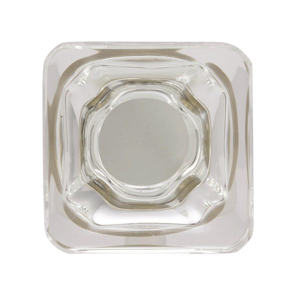 Amerock Clear/Golden Champagne Glacio 1-3/8 in (35 mm) Length Clear/Golden Champagne Cabinet Knob 