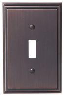 1 Toggle Wall Plate in Oil Rubbed Bronze image number 0