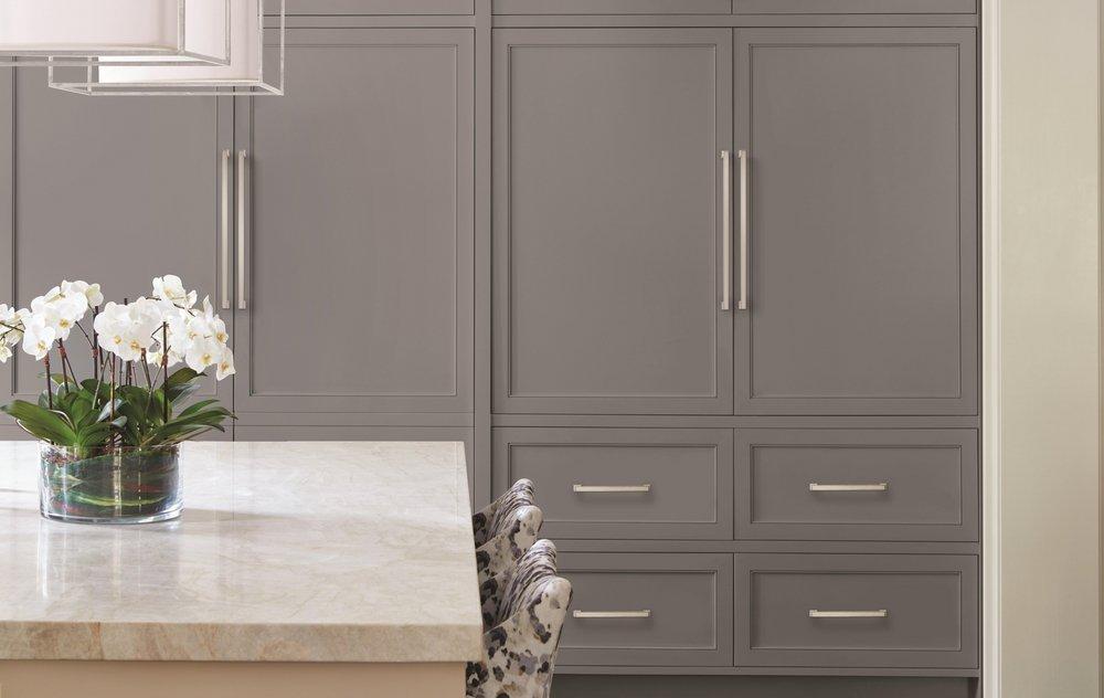 Amerock Satin Nickel 18 in. Center-to-Center Appliance Pull 