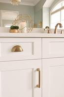 Amerock Golden Champagne Cup Pulls 3 in (76 mm) Center-to-Center Golden Champagne Cabinet Cup Pull 