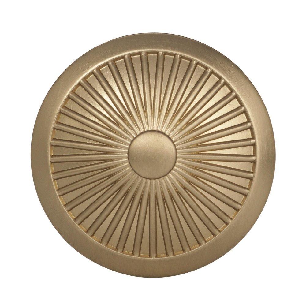 Crawford 1-3/8 in (35 mm) Diameter Golden Champagne Cabinet Knob 