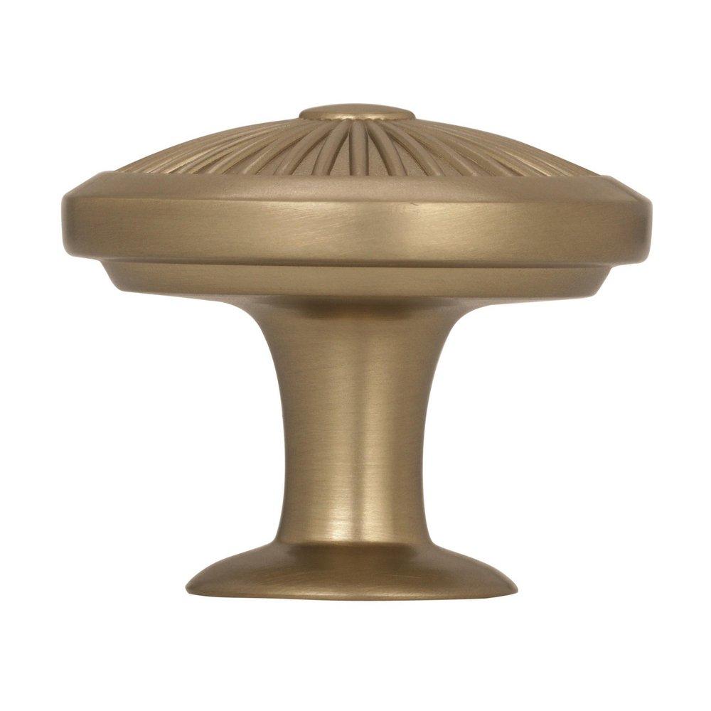 Crawford 1-3/8 in (35 mm) Diameter Golden Champagne Cabinet Knob 