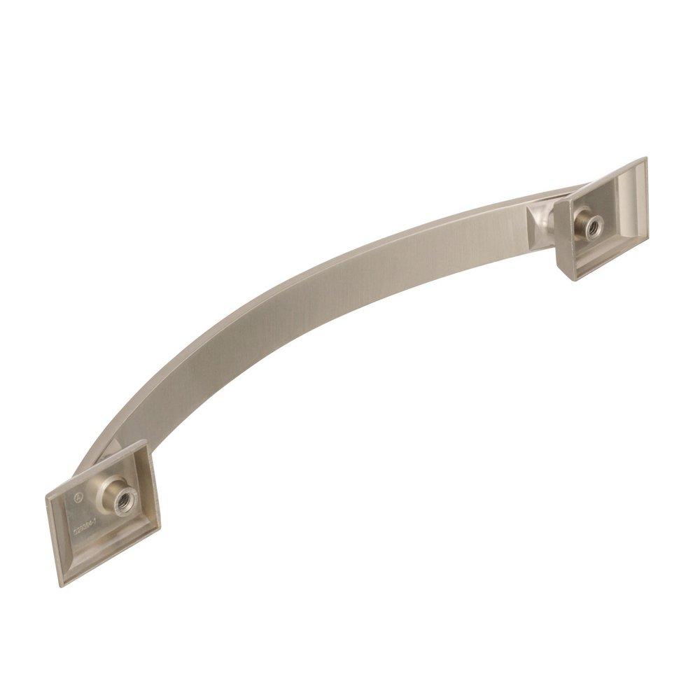 Amerock Satin Nickel Candler 6-5/16 in (160 mm) Center-to-Center Satin Nickel Cabinet Pull 