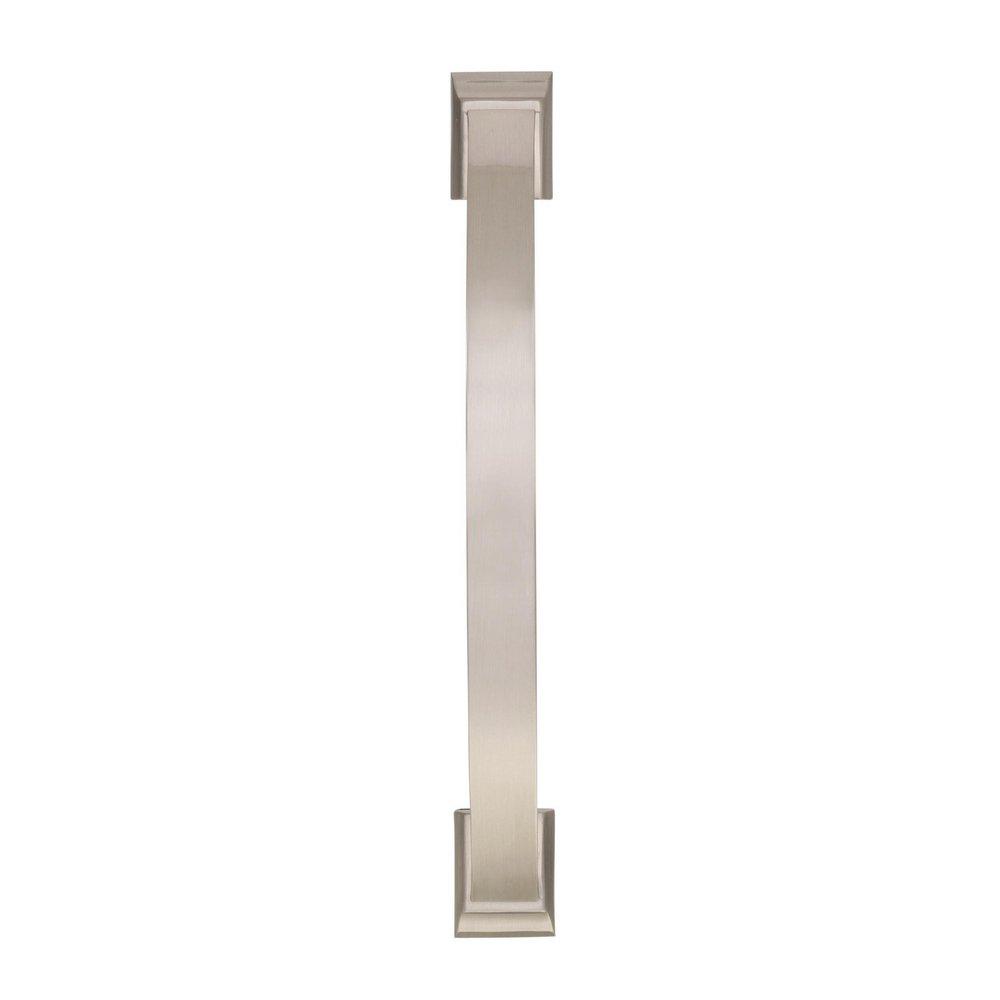 Amerock Satin Nickel Candler 6-5/16 in (160 mm) Center-to-Center Satin Nickel Cabinet Pull 