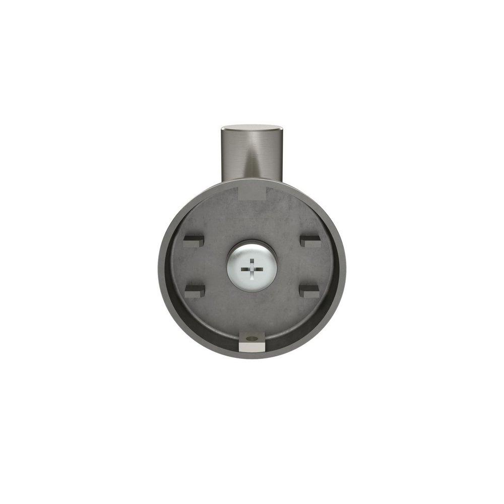 Amerock Stainless Steel Arrondi Single Robe Hook in Stainless Steel 