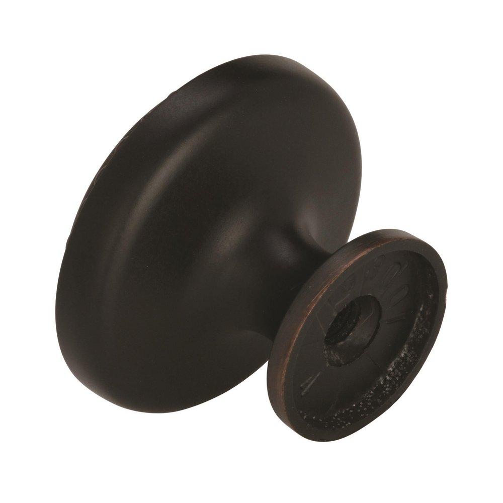 Amerock Oil Rubbed Bronze Allison Value 1-3/16 in (30 mm) Diameter Oil-Rubbed Bronze Cabinet Knob 