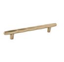 6-5/16 in. Center-to-Center Cabinet Pull in Golden Champagne