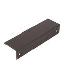 Amerock Oil Rubbed Bronze Edge Pull 5-1/16 in (128 mm) Center-to-Center Oil-Rubbed Bronze Cabinet Pull 