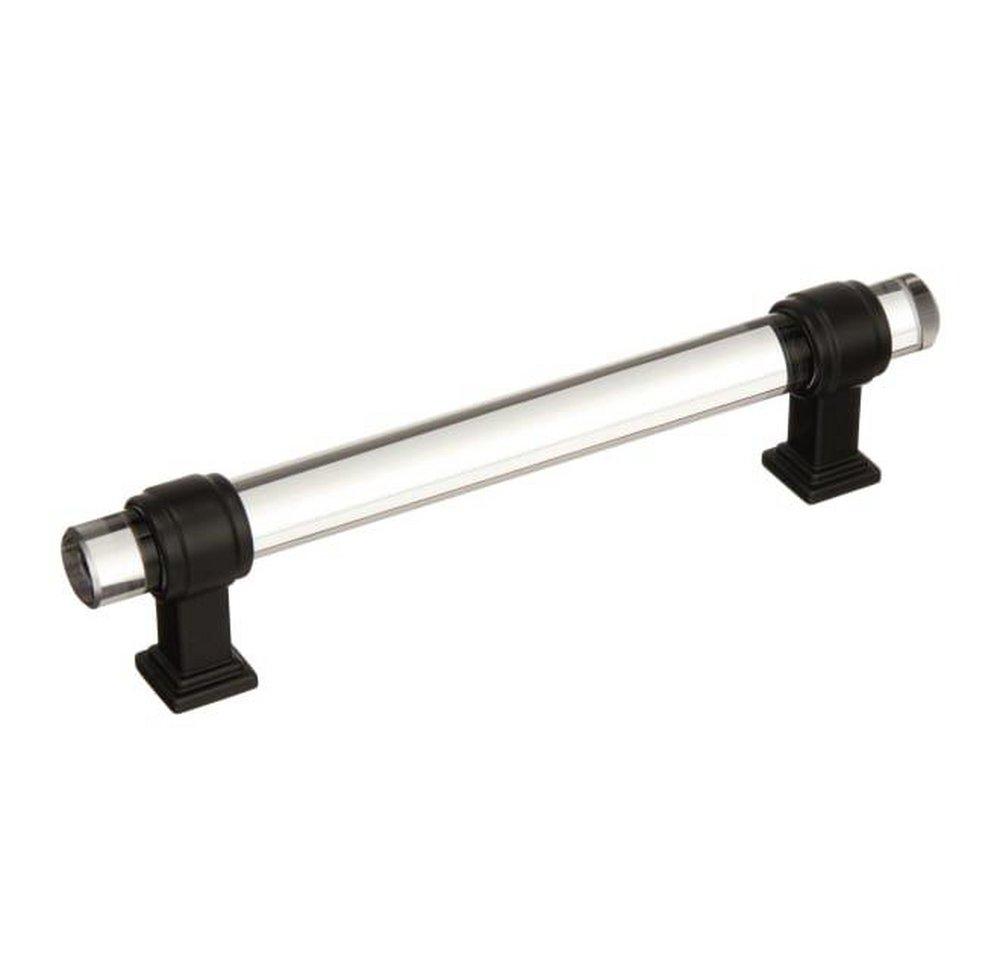 Amerock Clear/Black Bronze 5-1/16 in. Center-to-Center Pull 