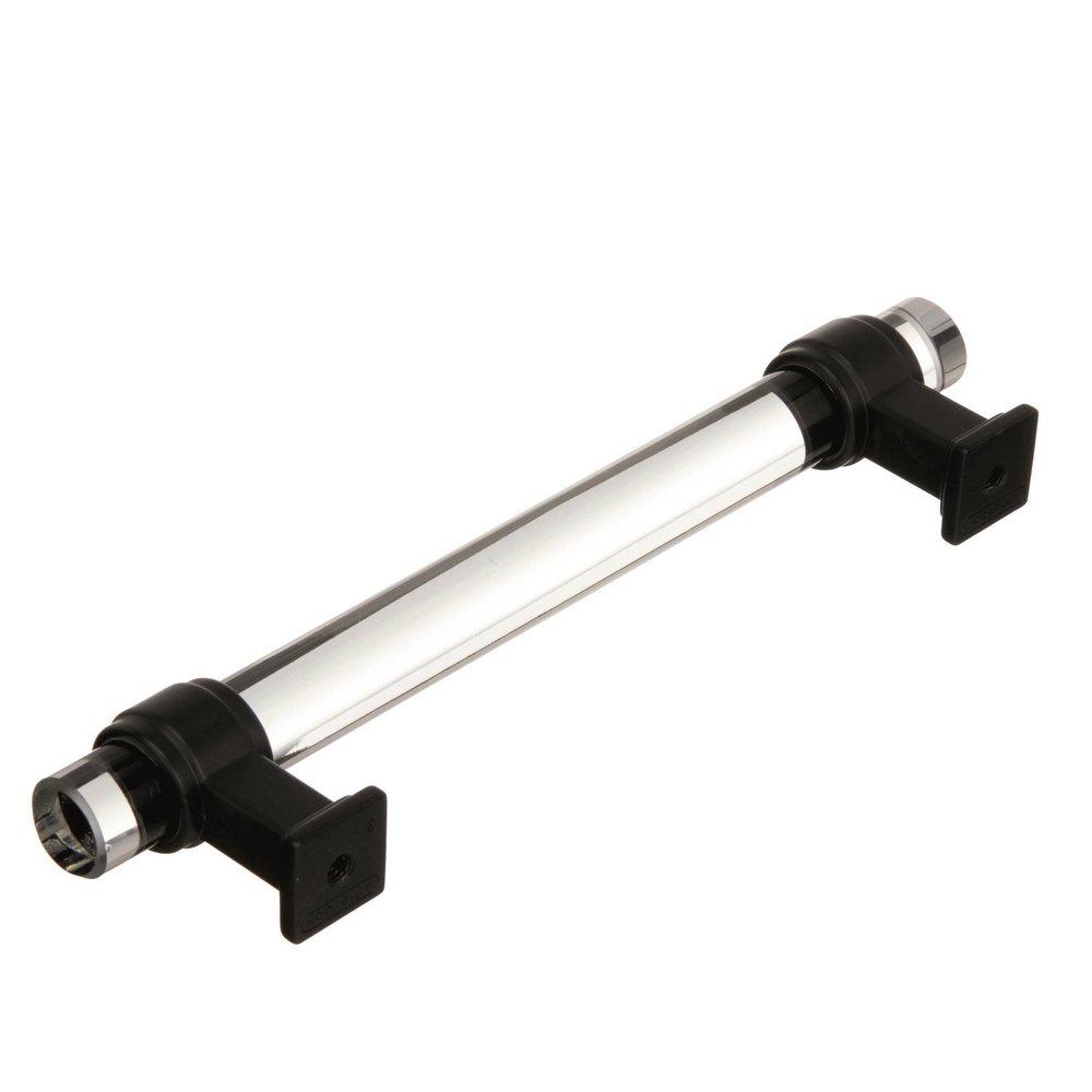 Glacio 5-1/16 in (128 mm) Center-to-Center Clear/Black Bronze Cabinet Pull 