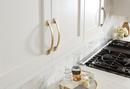 Amerock Golden Champagne Candler 6-5/16 in (160 mm) Center-to-Center Golden Champagne Cabinet Pull 
