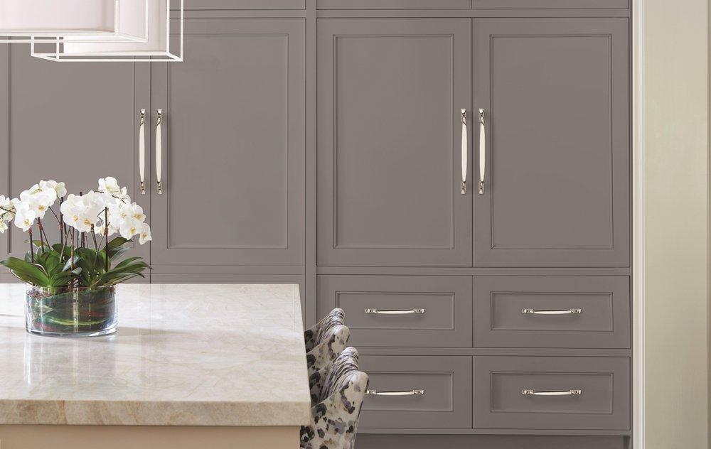 Highland Ridge 12 in (305 mm) Center-to-Center Polished Nickel Appliance Pull 