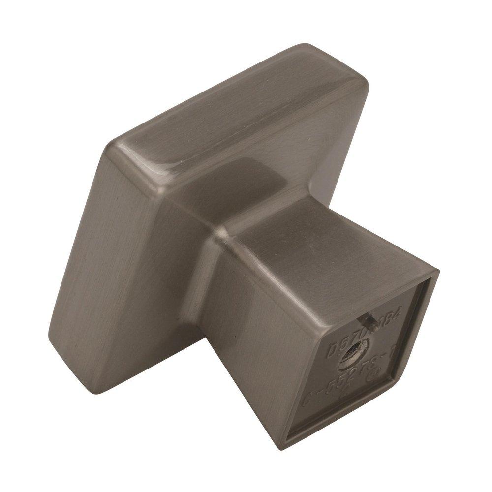 Amerock Satin Nickel Blackrock 1-1/2 in (38 mm) Length Satin Nickel Cabinet Knob 