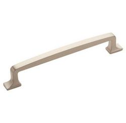 6-5/16 in. Center-to-Center Cabinet Pull in Satin Nickel