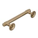 Sea Grass 3-3/4 in (96 mm) Center-to-Center Golden Champagne Cabinet Pull 