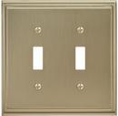 Mulholland 2 Toggle Golden Champagne Wall Plate 