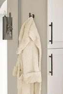 Amerock Matte Black Single Robe Hook 