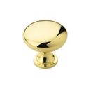 1-1/4 in. Knob in Polished Brass