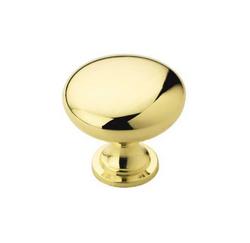 1-1/4 in. Cabinet Knob in Polished Brass