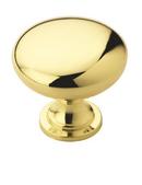 1-1/4 in. Knob in Polished Brass