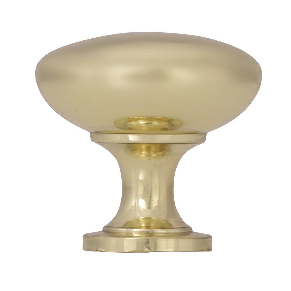 Amerock Polished Brass Allison Value 1-1/4 in (32 mm) Diameter Polished Brass Cabinet Knob 