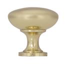 Amerock Polished Brass Allison Value 1-1/4 in (32 mm) Diameter Polished Brass Cabinet Knob 