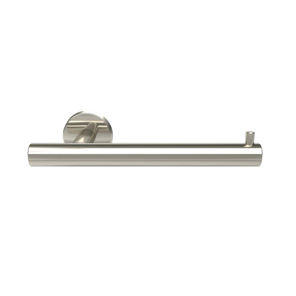 Arrondi Single Post Tissue Roll Holder in Polished Stainless Steel 