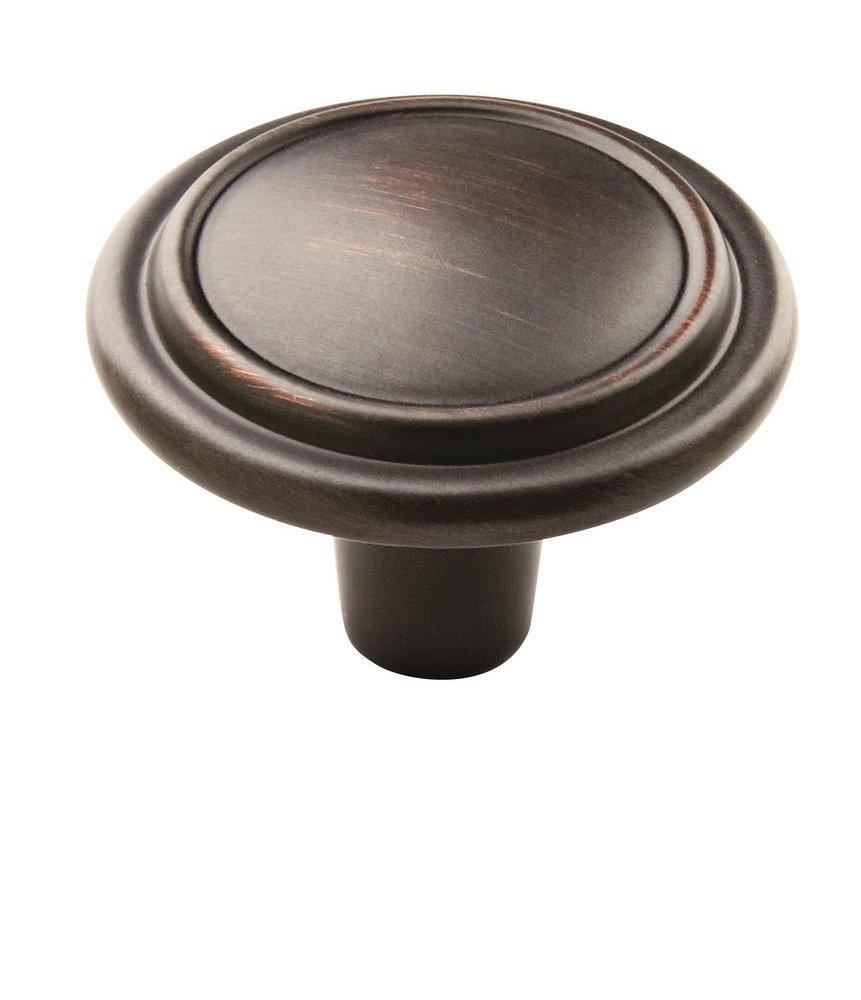 Amerock Oil Rubbed Bronze Allison Value 1-1/4 in (32 mm) Diameter Oil-Rubbed Bronze Cabinet Knob 