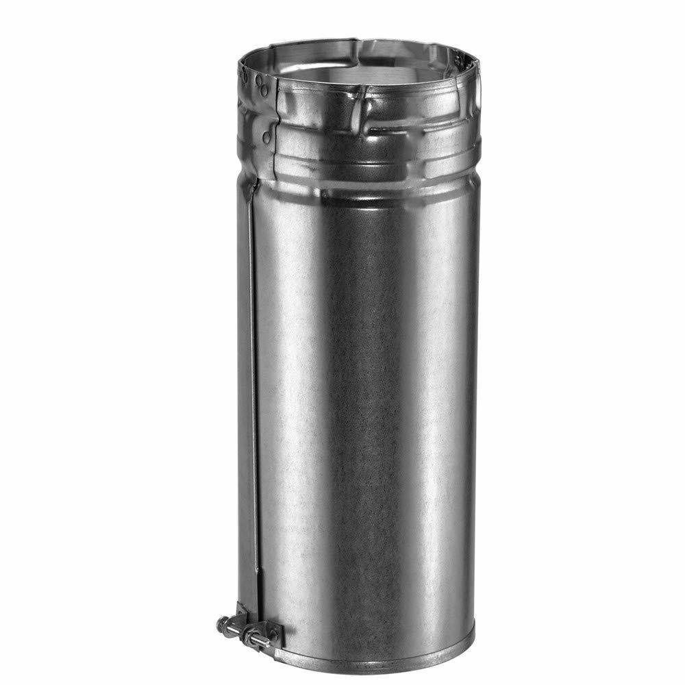 M&G Duravent 12 in. Type B Round Adjustable Length Pipe 