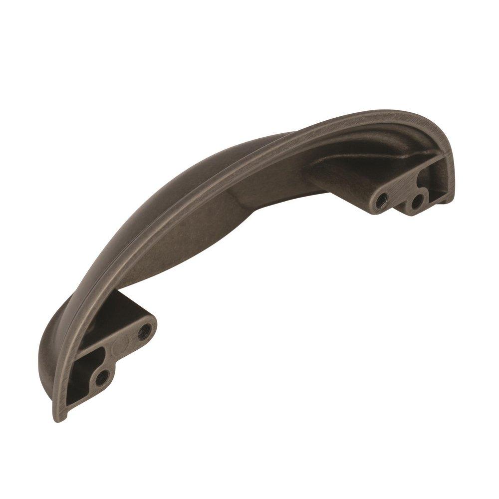 Ashby 4 in (102 mm) & 3 in (76 mm) Center-to-Center Weathered Nickel Cabinet Cup Pull 