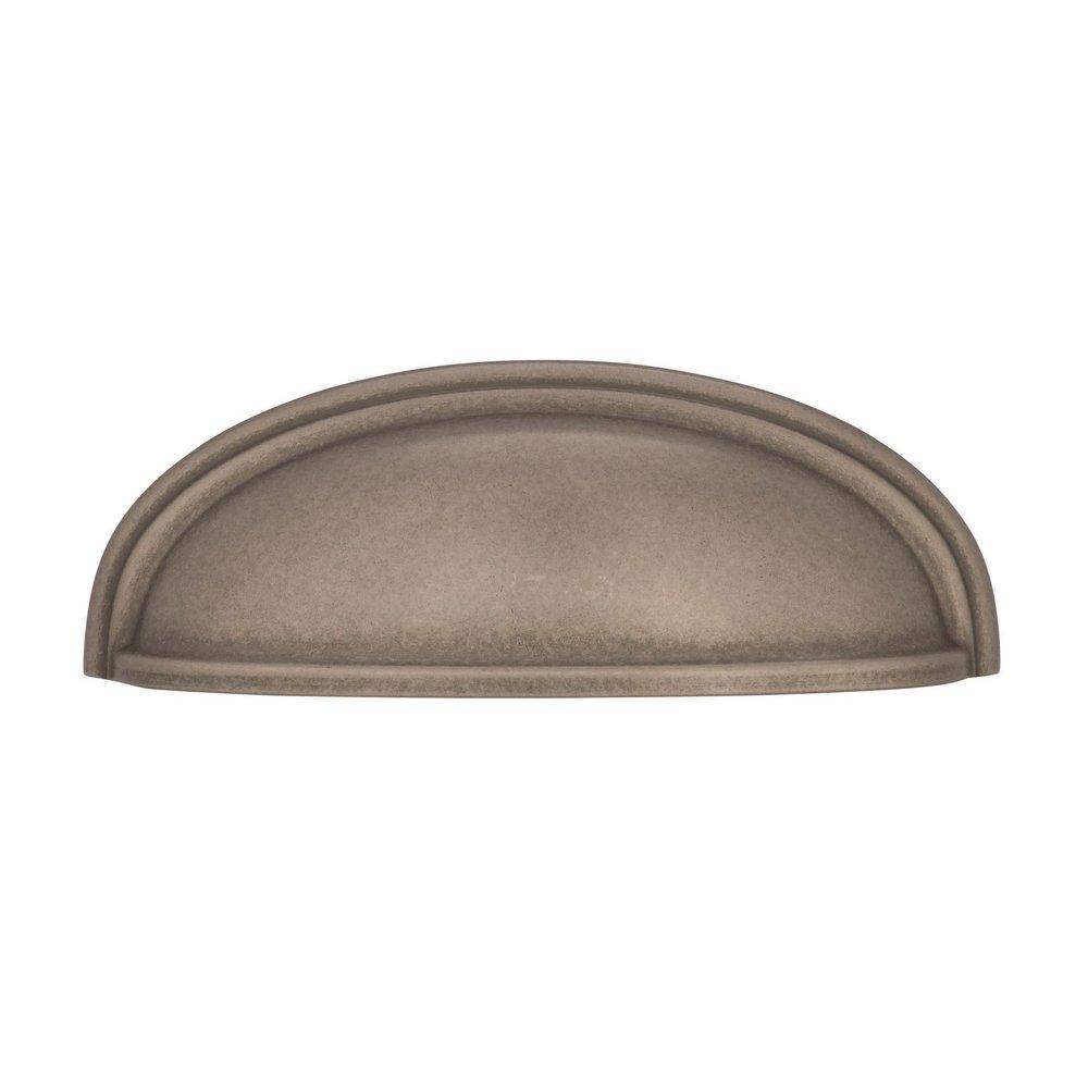 Ashby 4 in (102 mm) & 3 in (76 mm) Center-to-Center Weathered Nickel Cabinet Cup Pull 