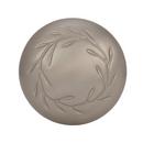 Amerock Satin Nickel Nature's Splendor 1-5/16 in (33 mm) Diameter Satin Nickel Cabinet Knob 