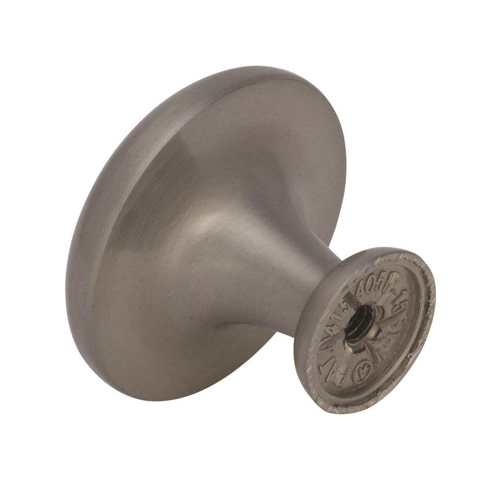 Amerock Satin Nickel Nature's Splendor 1-5/16 in (33 mm) Diameter Satin Nickel Cabinet Knob 