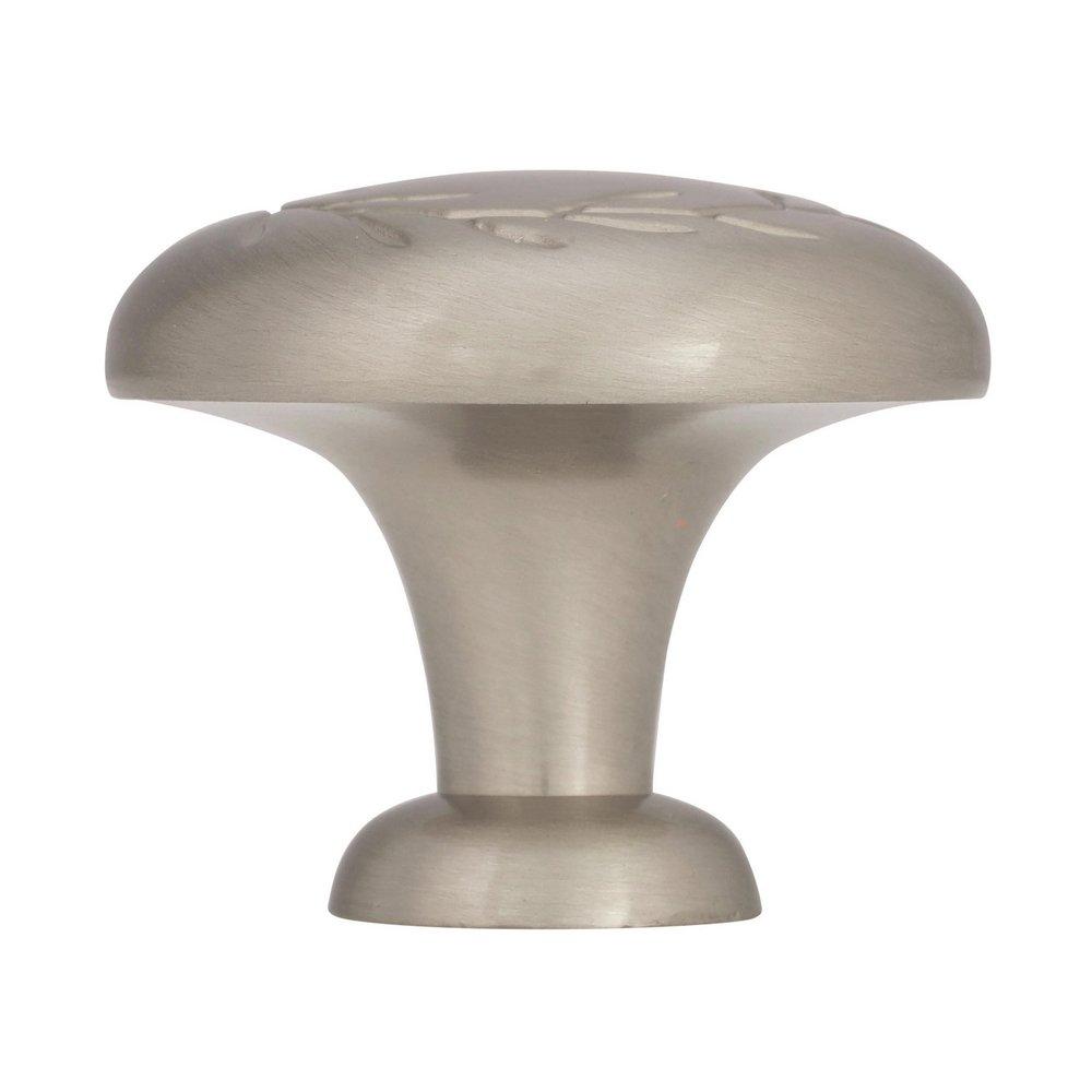 Amerock Satin Nickel Nature's Splendor 1-5/16 in (33 mm) Diameter Satin Nickel Cabinet Knob 