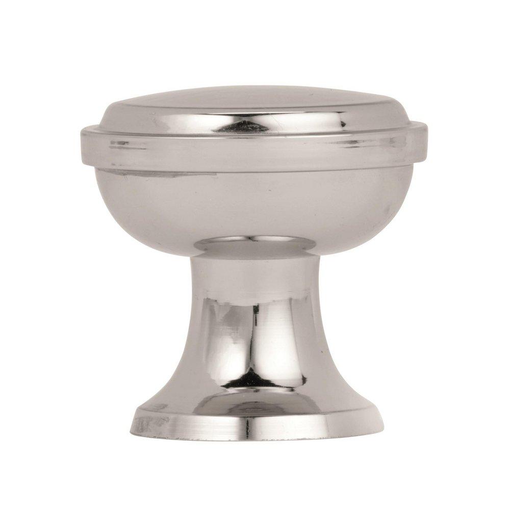 Amerock Polished Nickel Westerly 1-3/16 in (30 mm) Diameter Polished Nickel Cabinet Knob 