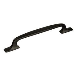 6-5/16 in. Center-to-Center Cabinet Pull in Black Bronze