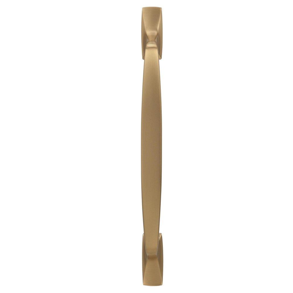 Highland Ridge 6-5/16 in (160 mm) Center-to-Center Golden Champagne Cabinet Pull 