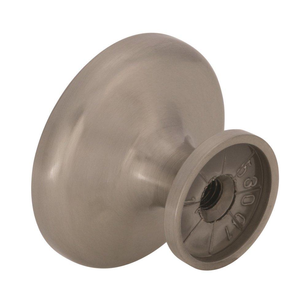 Amerock Satin Nickel Allison Value 1-3/16 in (30 mm) Diameter Satin Nickel Cabinet Knob 