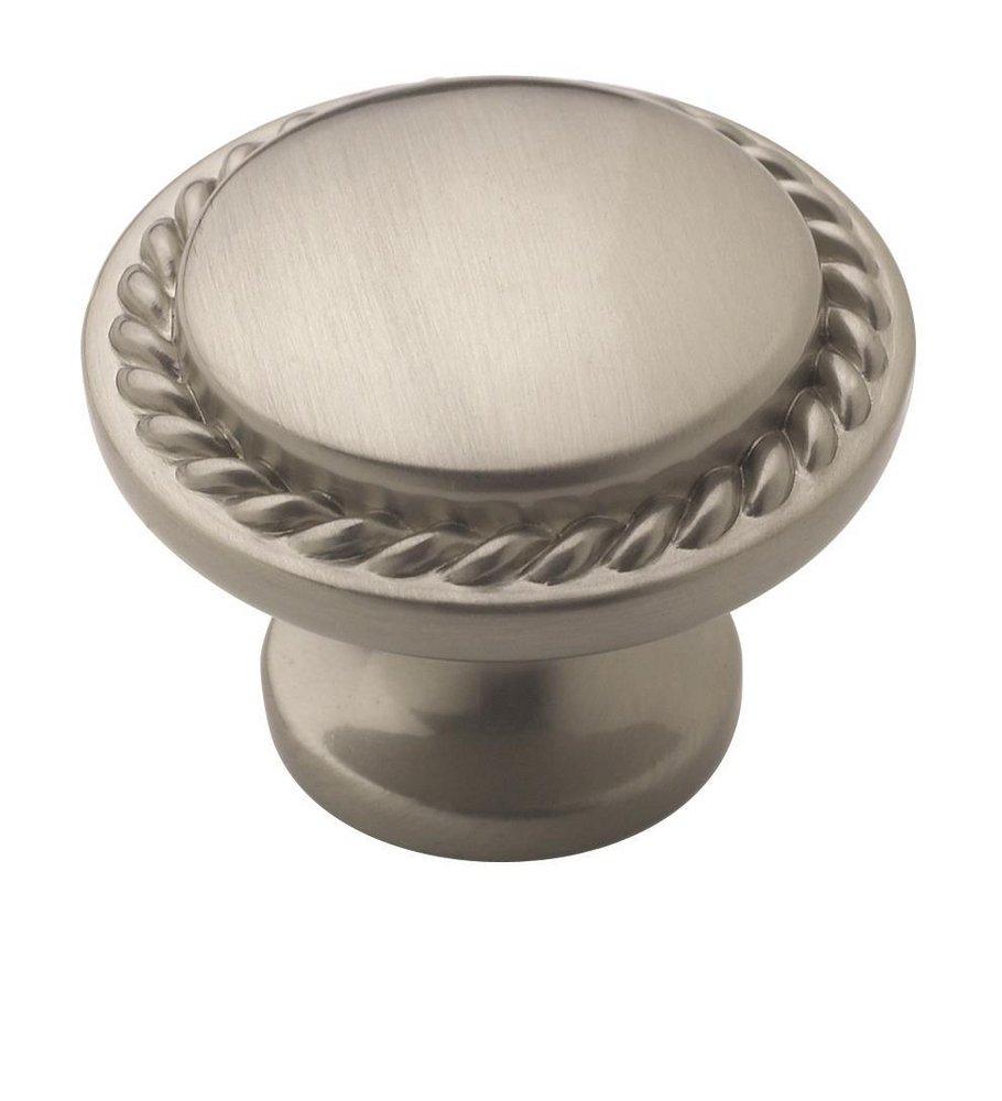 Amerock Satin Nickel Allison Value 1-3/16 in (30 mm) Diameter Satin Nickel Cabinet Knob 