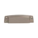 Highland Ridge 3-1/2 in (89 mm) Center-to-Center Polished Nickel Cabinet Cup Pull 