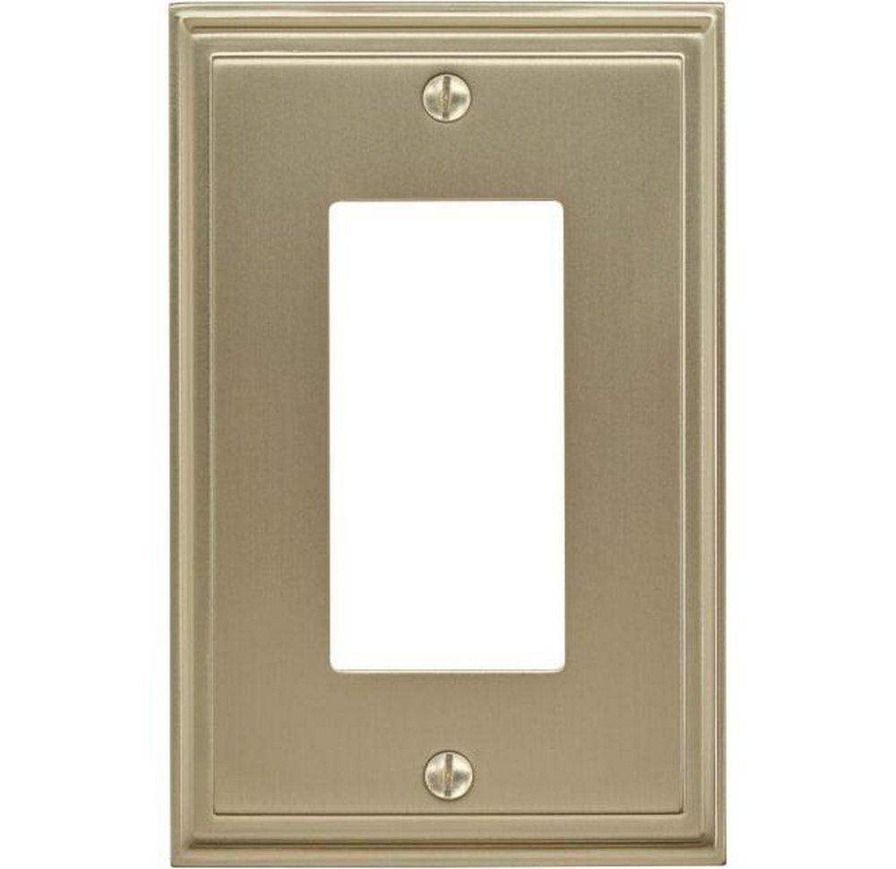 Mulholland 1 Rocker Golden Champagne Wall Plate 