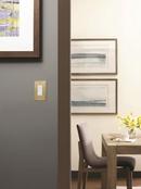Amerock Golden Champagne 1 Rocker Wall Plate 