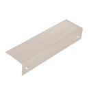 Amerock Satin Nickel Edge Pull 5-1/16 in (128 mm) Center-to-Center Satin Nickel Cabinet Pull 