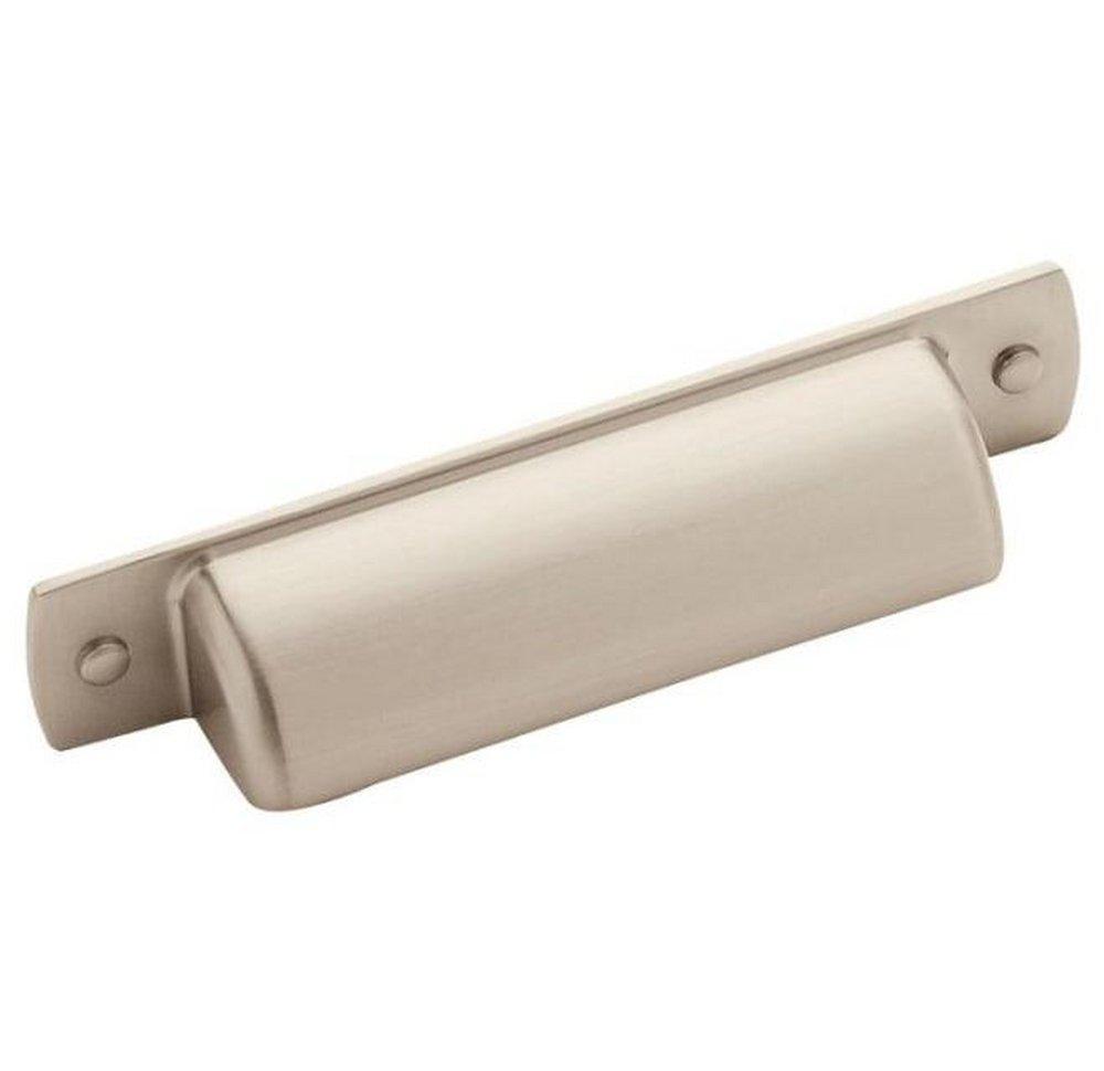 Amerock Satin Nickel 3 in. Center-to-Center Cup Pull 