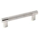5-1/16 in. Center-to-Center Cabinet Pull in Polished Nickel/Stainless Steel