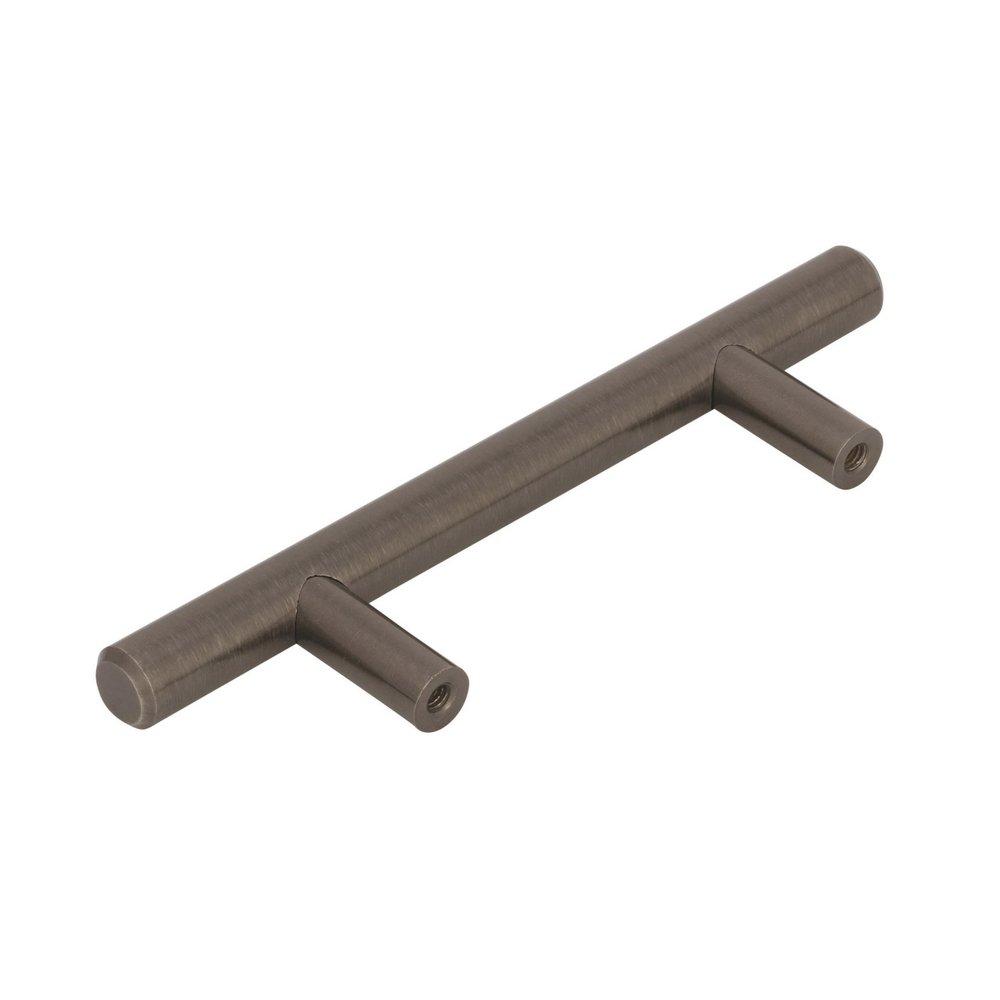 Amerock Gunmetal Bar Pulls 3 in (76 mm) Center-to-Center Gunmetal Cabinet Pull 