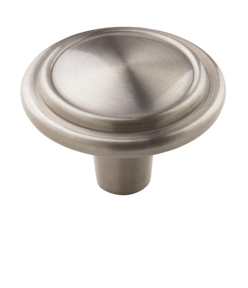Amerock Satin Nickel Allison Value 1-1/4 in (32 mm) Diameter Satin Nickel Cabinet Knob 